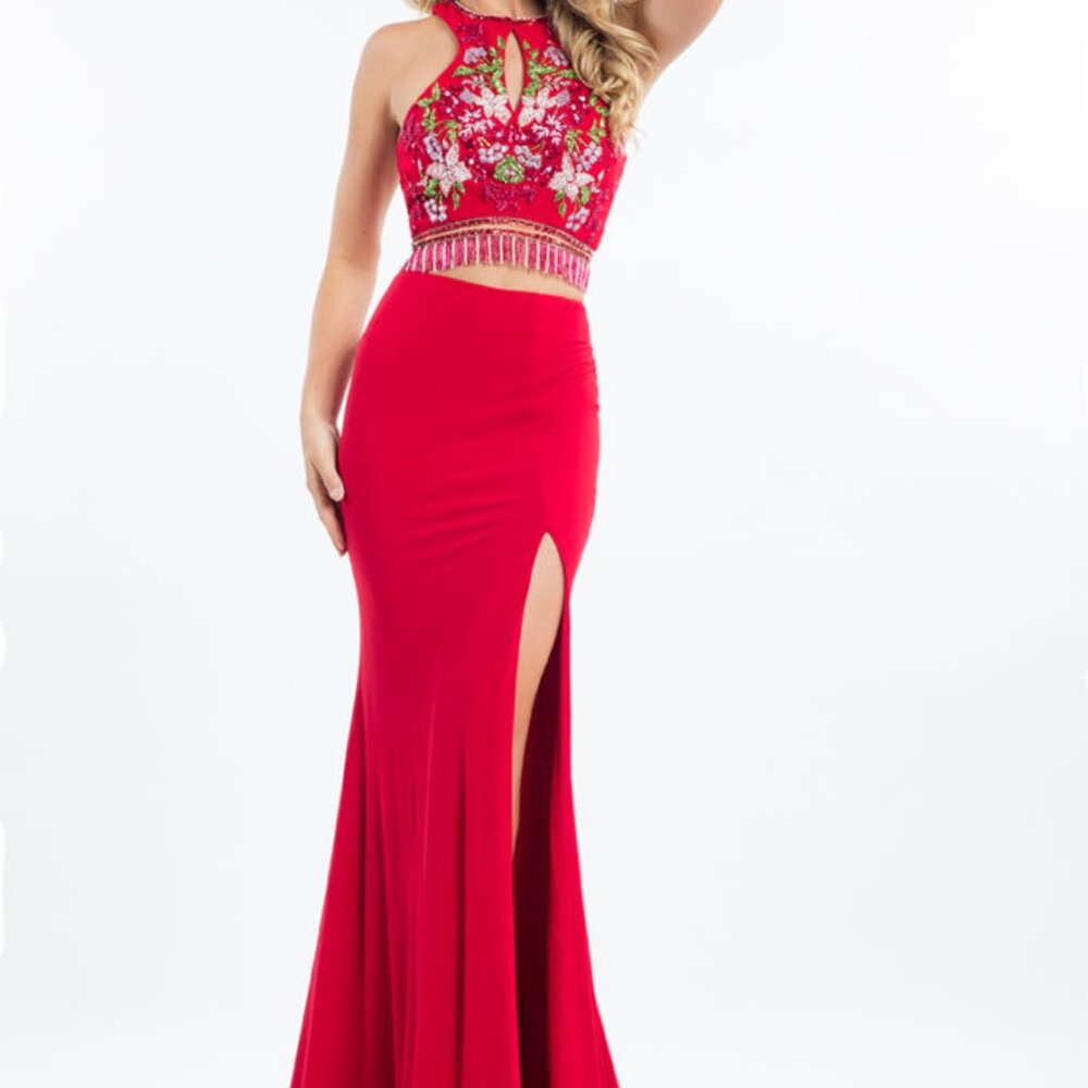 RACHEL ALLAN 7627 RED size 0
